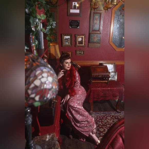 FLAPPER INSPIRED ROBE DRESS COAT - Picture 11 of 13